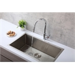 Elegant Kitchen and Bath Luca Stainless Steel Kitchen Faucet in Chrome