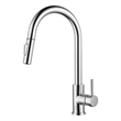 Elegant Kitchen and Bath Luca Stainless Steel Kitchen Faucet in Chrome