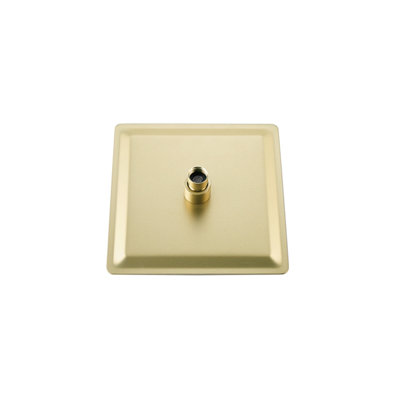 Elegant Kitchen and Bath Petar Brass Shower Faucet System in Gold