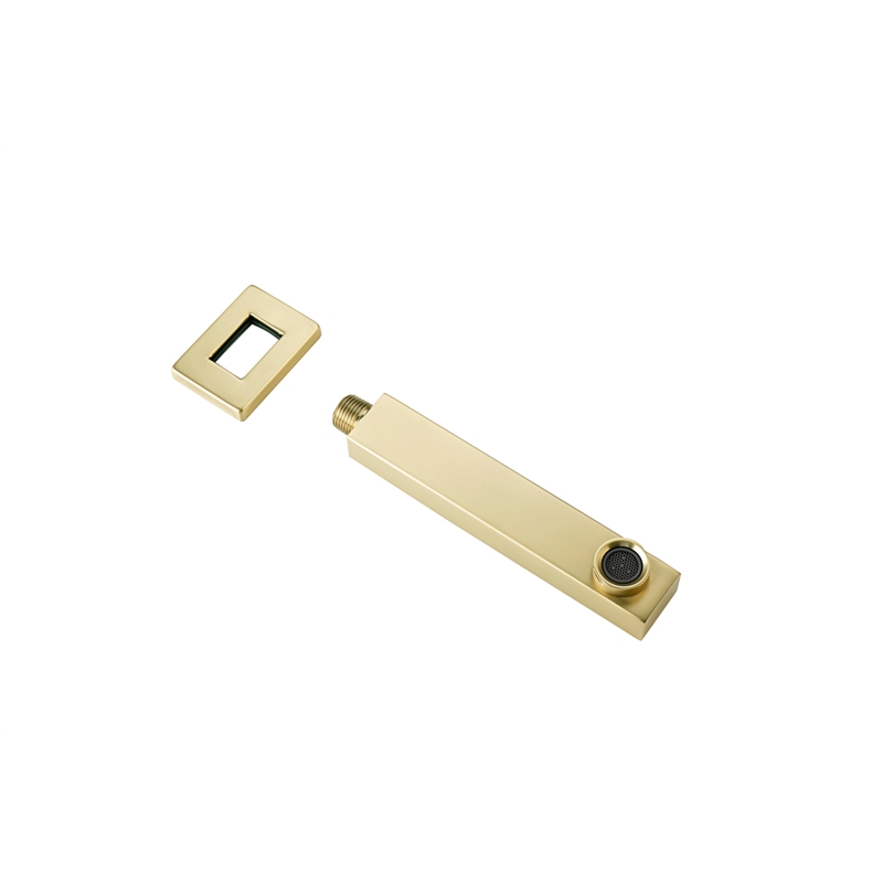 Elegant Kitchen and Bath Petar Brass Shower Faucet System in Gold
