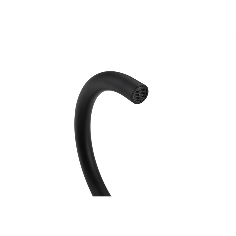 Elegant Kitchen and Bath Steven Brass Floor Mounted Tub Faucet in Matte Black