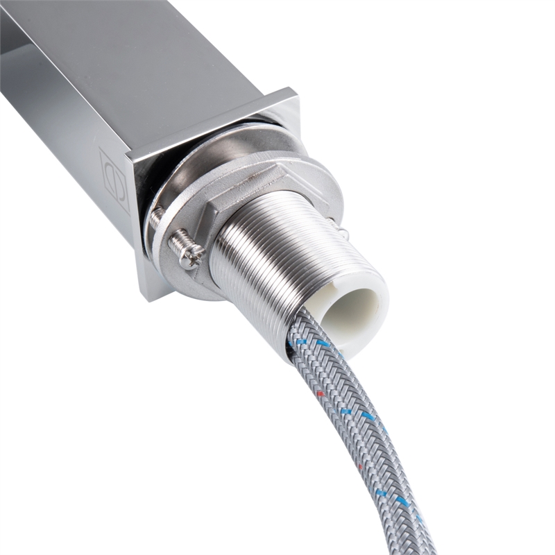 Elegant Kitchen and Bath Jakob Stainless Steel Bathroom Faucet in Chrome