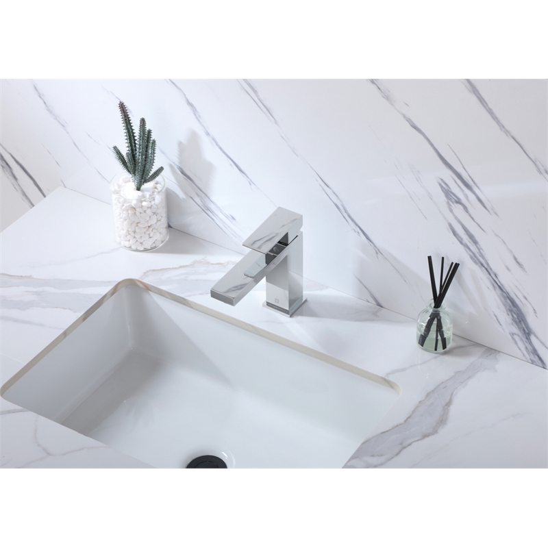 Elegant Kitchen and Bath Jakob Stainless Steel Bathroom Faucet in Chrome
