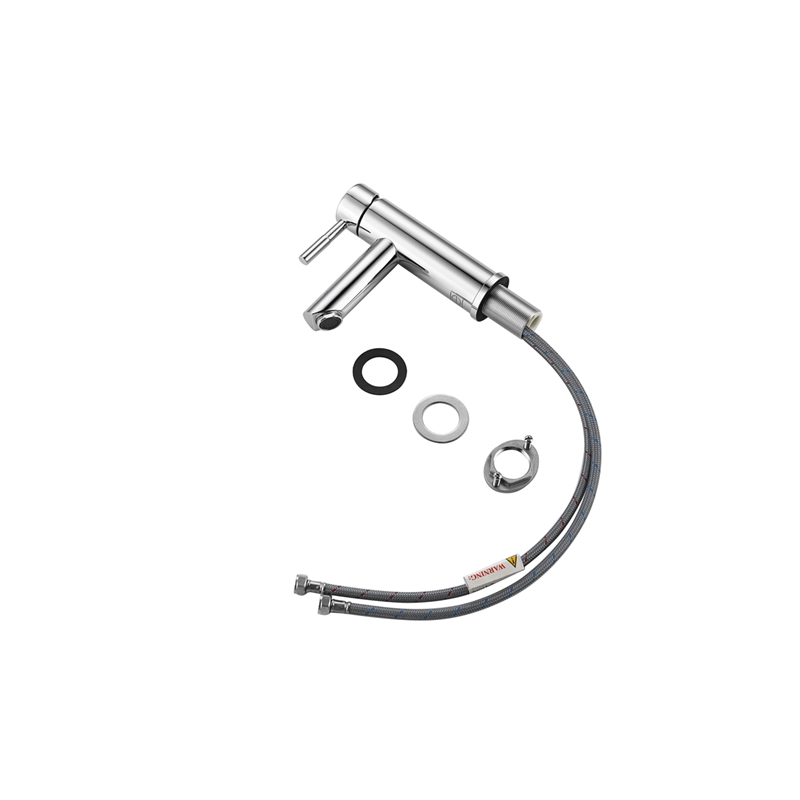 Elegant Kitchen and Bath Mia Stainless Steel Bathroom Faucet in Chrome
