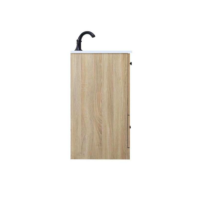 Elegant Kitchen And Bath 24 Inch Single Bathroom Vanity In Mango Wood