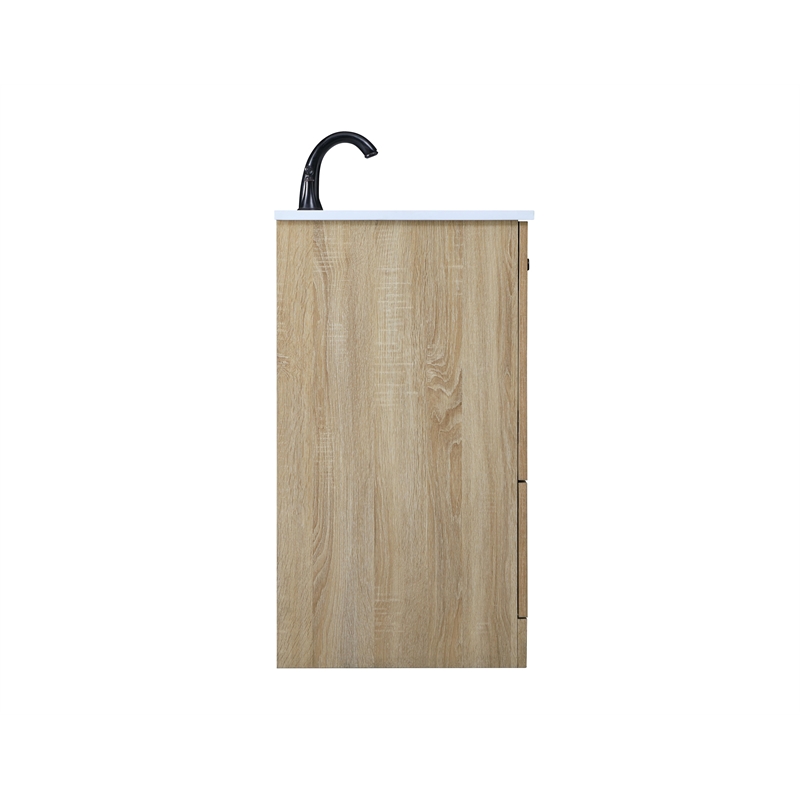 Elegant Kitchen And Bath 30 Inch Single Bathroom Vanity In Mango Wood