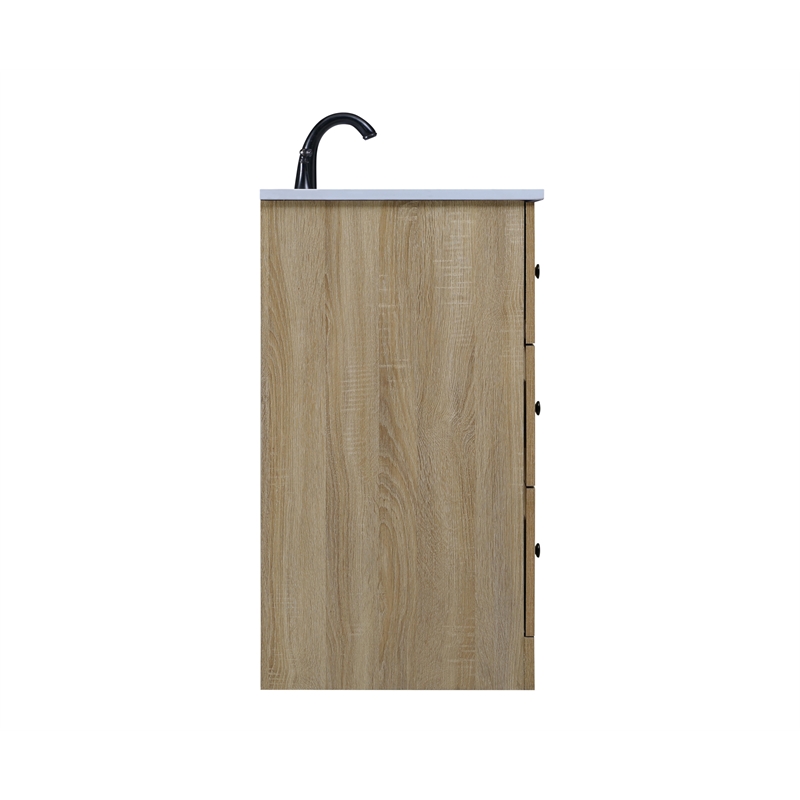 Elegant Kitchen And Bath 54 Inch Single Bathroom Vanity In Mango Wood