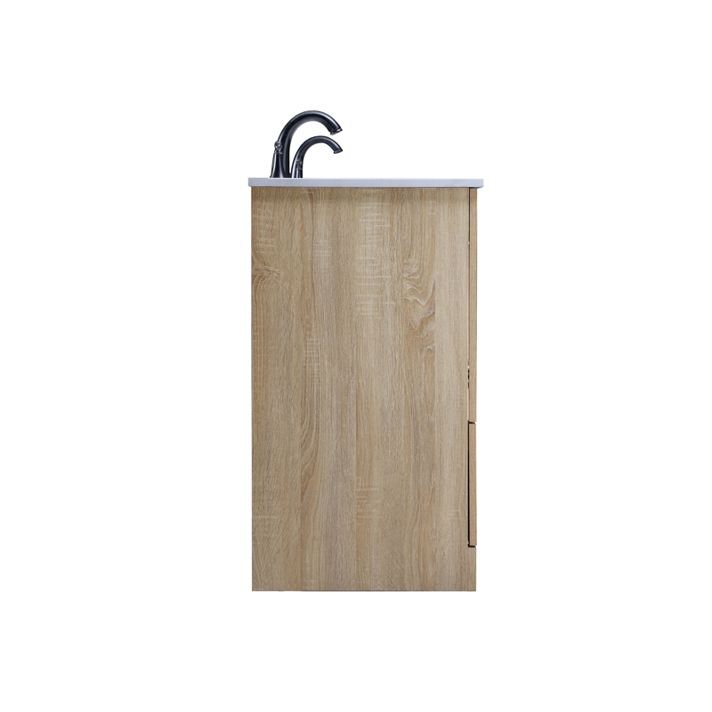 Elegant Kitchen And Bath 84 Inch Double Bathroom Vanity In Mango Wood