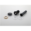 Elegant Kitchen And Bath Pop-Up Bathroom Sink Drain With Overflow In Matte Black