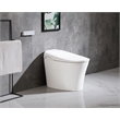 Elegant Kitchen And Bath Smart Round Bidet Toilet In Glossy White