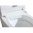 Elegant Kitchen And Bath Smart Round Bidet Toilet In Glossy White