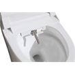 Elegant Kitchen And Bath Smart Round Bidet Toilet In Glossy White