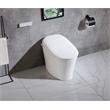 Elegant Kitchen And Bath Smart Round Bidet Toilet In Glossy White