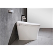 Elegant Kitchen And Bath Smart Round Bidet Toilet In Glossy White