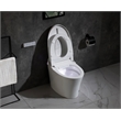 Elegant Kitchen And Bath Smart Round Bidet Toilet In Glossy White