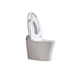 Elegant Kitchen And Bath Smart Round Bidet Toilet In Glossy White