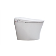 Elegant Kitchen And Bath Smart Round Bidet Toilet In Glossy White