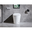 Elegant Kitchen And Bath Smart Round Bidet Toilet In Glossy White
