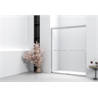Elegant Kitchen And Bath Semi-Frameless Shower Door 60 X 72 In Matte Black
