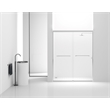 Elegant Kitchen And Bath Semi-Frameless Shower Door 60 X 72 In Matte Black
