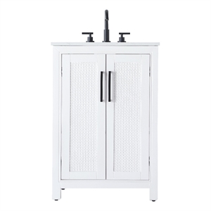 Elegant Kitchen And Bath 24&quot Single Bathroom Vanity In White