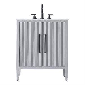 Elegant Kitchen And Bath 30&quot Single Bathroom Vanity In Grey