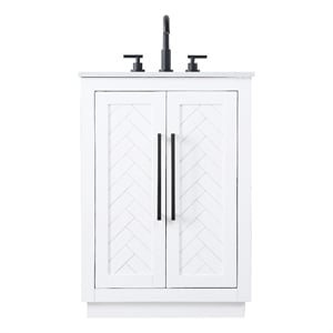 Elegant Kitchen And Bath 24&quot Single Bathroom Vanity In White