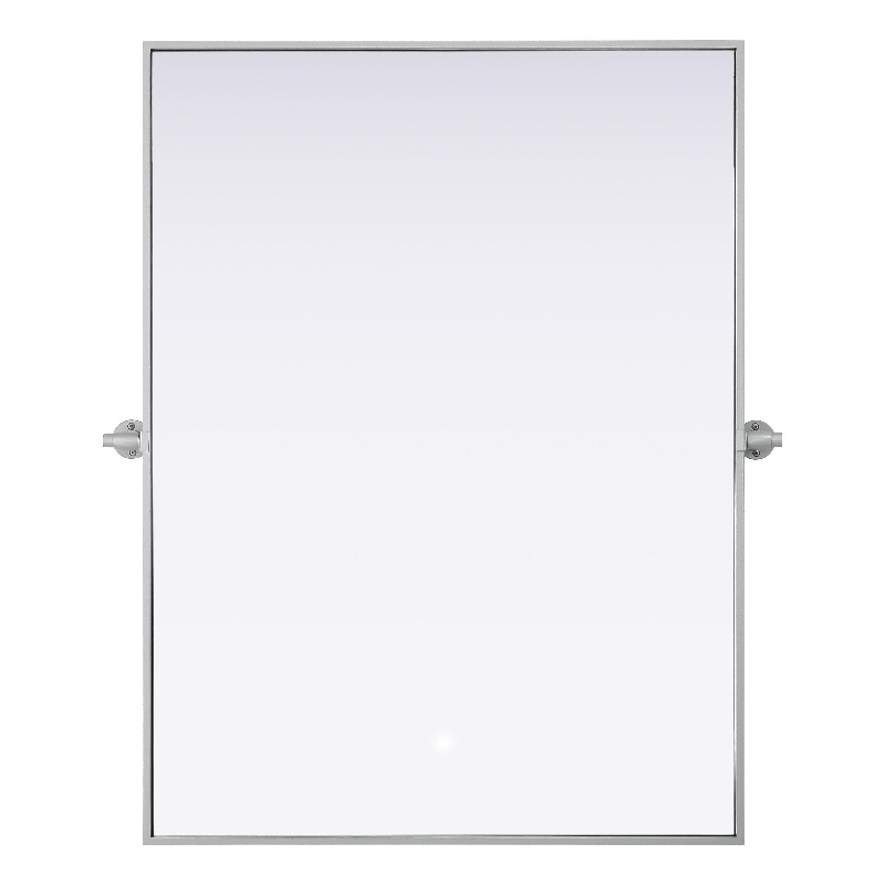 Elegant Kitchen And Bath Amoura 40X30 Pivot Mirror in Silver