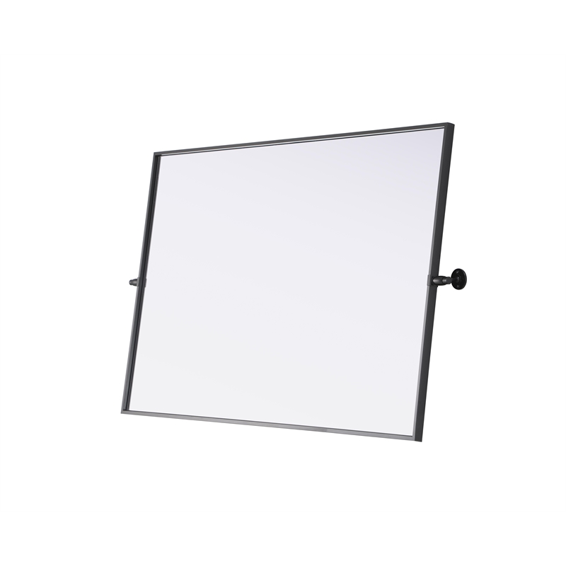 Elegant Kitchen And Bath Amoura 48X30 Pivot Mirror in Black