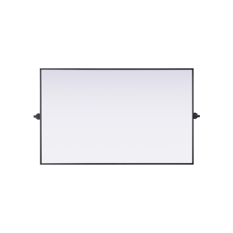 Elegant Kitchen And Bath Amoura 48X30 Pivot Mirror in Black