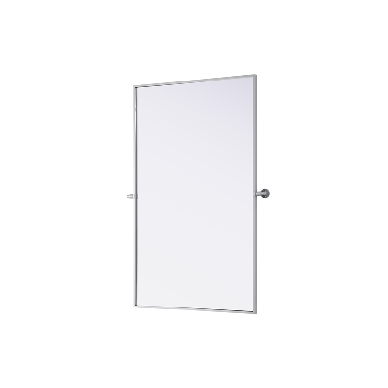 Elegant Kitchen And Bath Amoura 48X30 Pivot Mirror in Silver