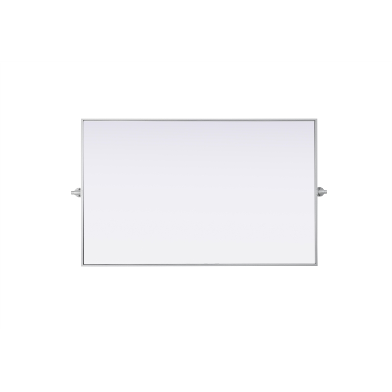 Elegant Kitchen And Bath Amoura 48X30 Pivot Mirror in Silver