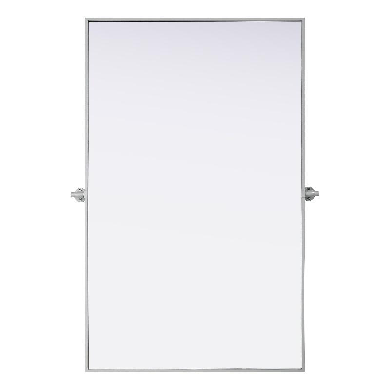 Elegant Kitchen And Bath Amoura 48X30 Pivot Mirror in Silver