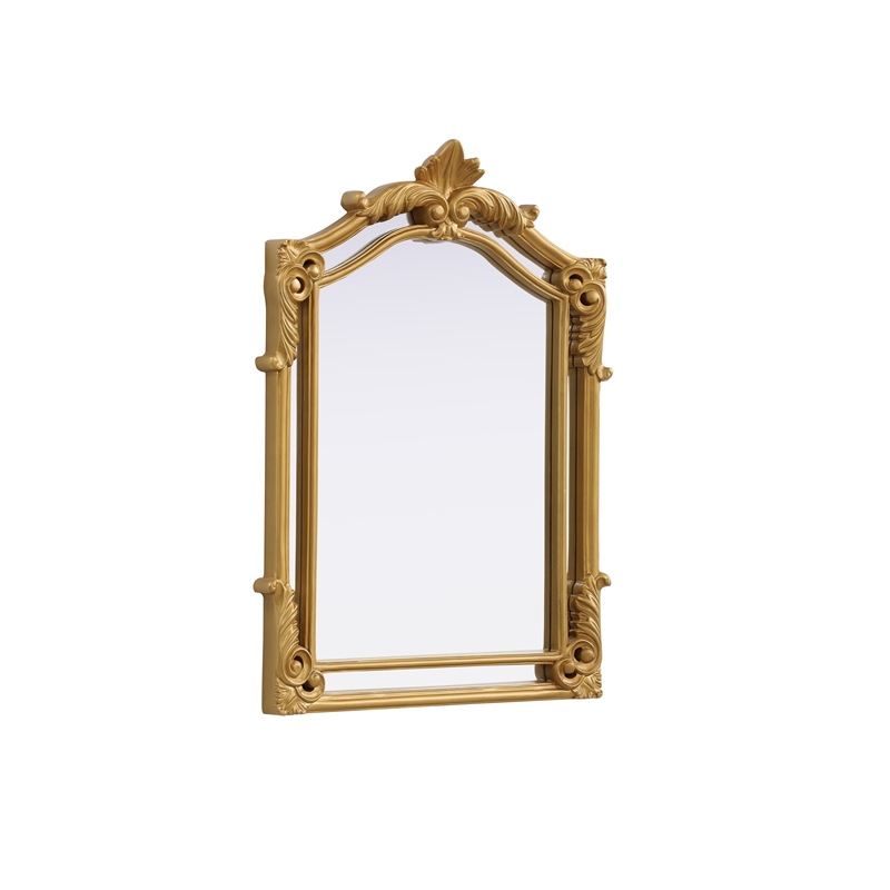 Elegant Kitchen And Bath Madeline 25.5X36 Traditional Mirror in Gold Leaf