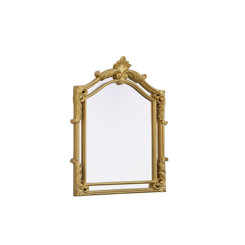 Elegant Kitchen And Bath Madeline 25.5X40 Traditional Mirror in Gold Leaf