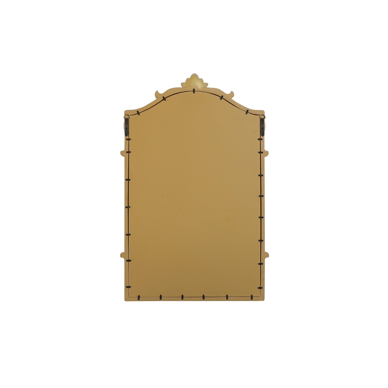 Elegant Kitchen And Bath Madeline 28.5X36 Traditional Mirror in Gold Leaf