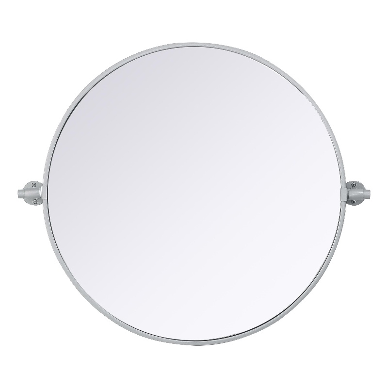 Elegant Kitchen And Bath Amoura 24X24 Pivot Mirror in Silver
