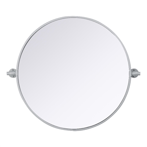 Elegant Kitchen And Bath Amoura 24X24 Pivot Mirror in Silver