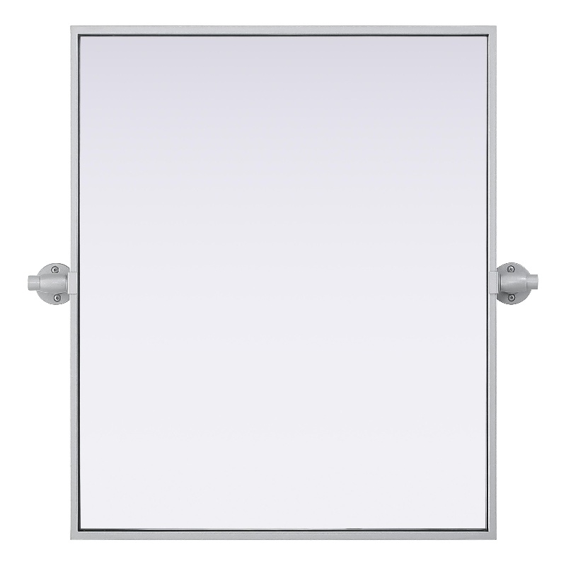 Elegant Kitchen And Bath Amoura 20X24 Pivot Mirror in Silver