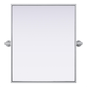 Elegant Kitchen And Bath Amoura 20X24 Pivot Mirror in Silver