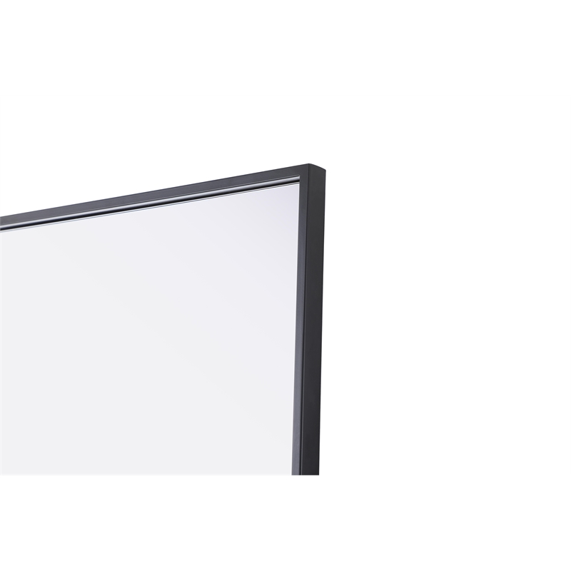Elegant Kitchen And Bath Amoura 24X30 Pivot Mirror in Black