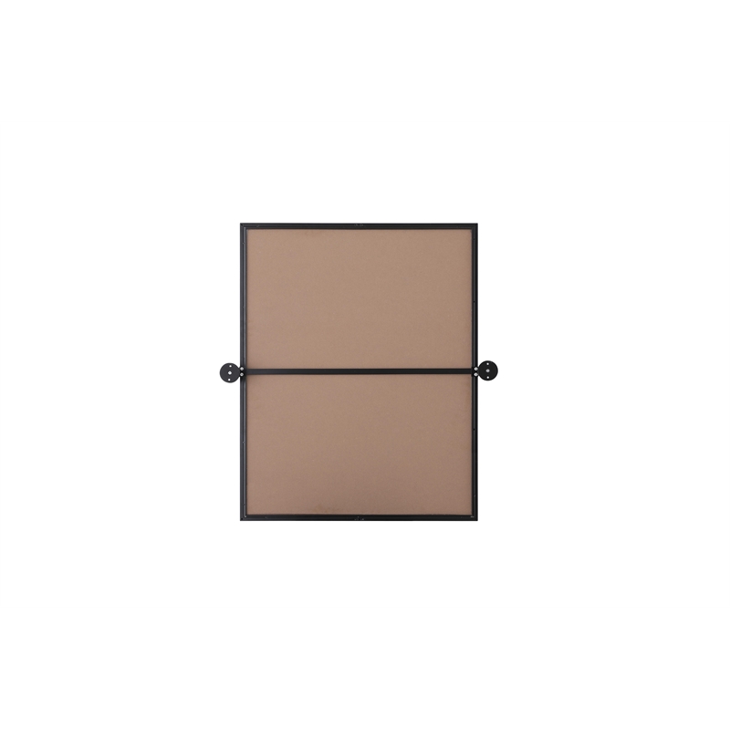 Elegant Kitchen And Bath Amoura 24X30 Pivot Mirror in Black