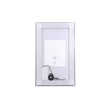 Elegant Kitchen And Bath Riven 48X30 Led Mirror in Silver