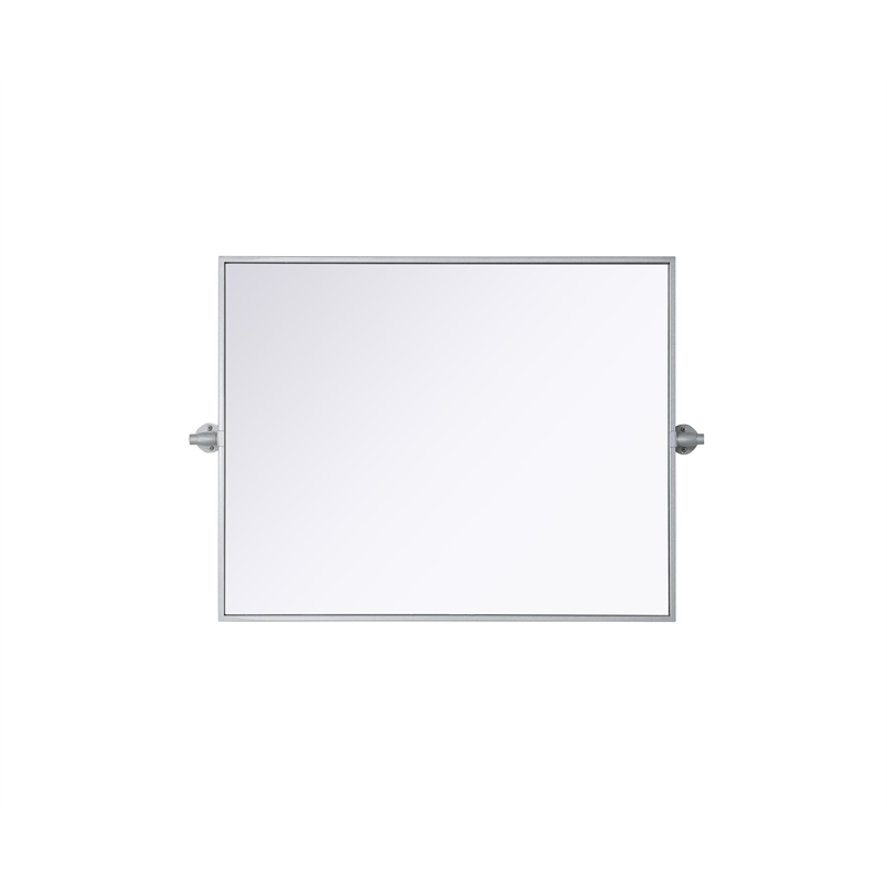 Elegant Kitchen And Bath Amoura 24X30 Pivot Mirror in Silver