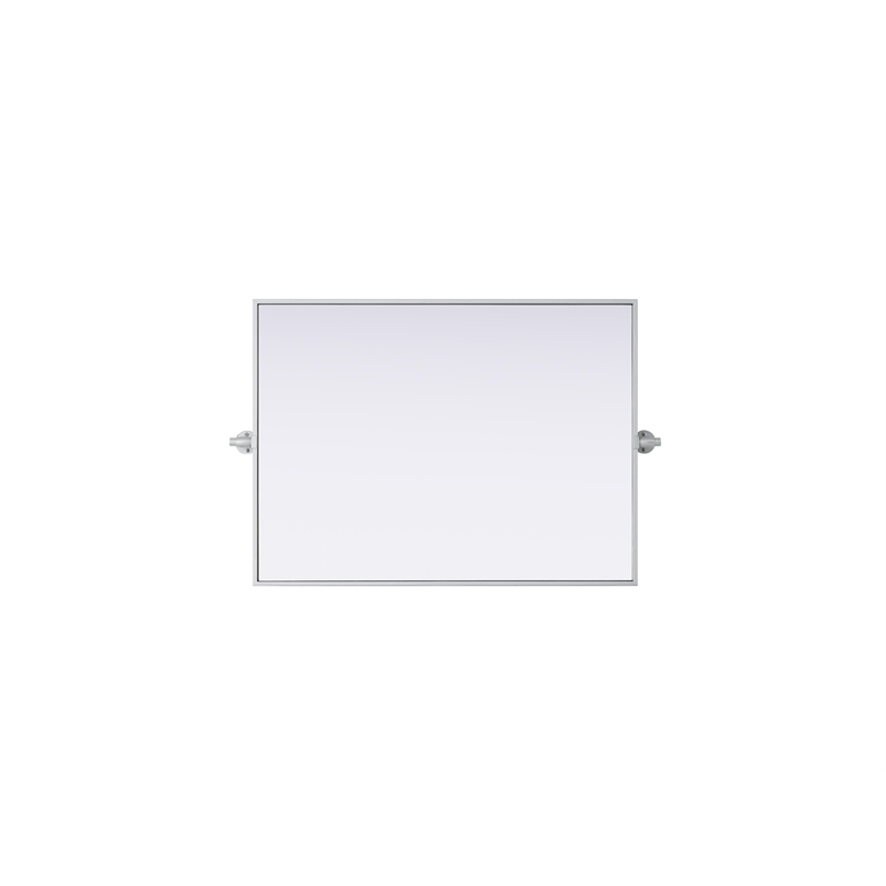 Elegant Kitchen And Bath Amoura 24X32 Pivot Mirror in Silver