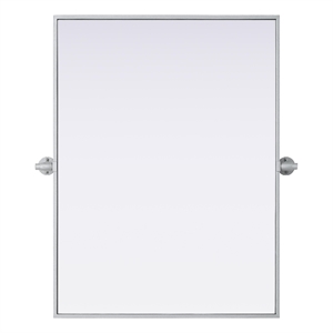 Elegant Kitchen And Bath Amoura 24X32 Pivot Mirror in Silver