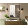 Elegant Kitchen And Bath Amoura 27X36 Pivot Mirror in Silver