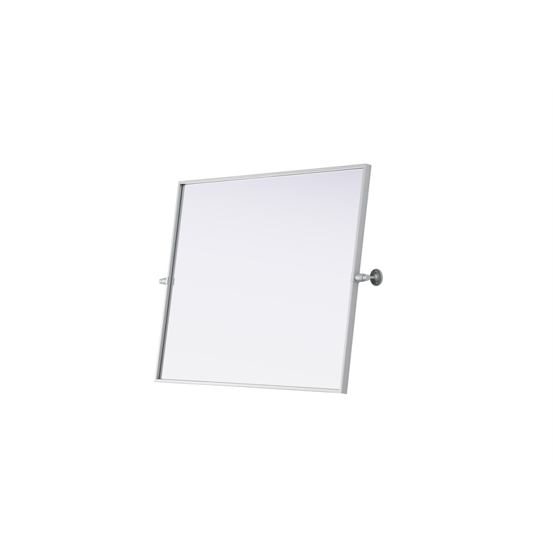 Elegant Kitchen And Bath Amoura 27X36 Pivot Mirror in Silver