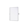 Elegant Kitchen And Bath Amoura 27X36 Pivot Mirror in Silver