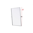 Elegant Kitchen And Bath Amoura 27X36 Pivot Mirror in Silver